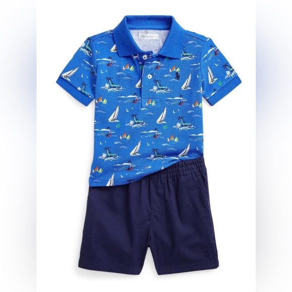 Ralph Lauren Other - NWT Polo Ralph Lauren Infant Boy’s Sailboat Set Size 9M